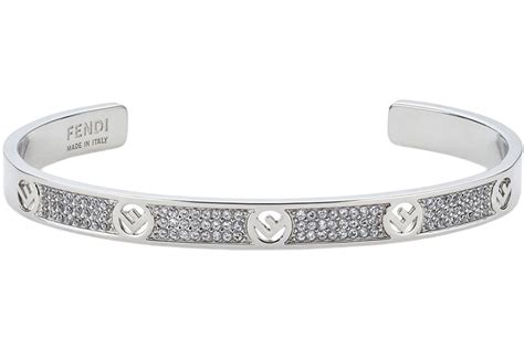 fendi bracelet silver